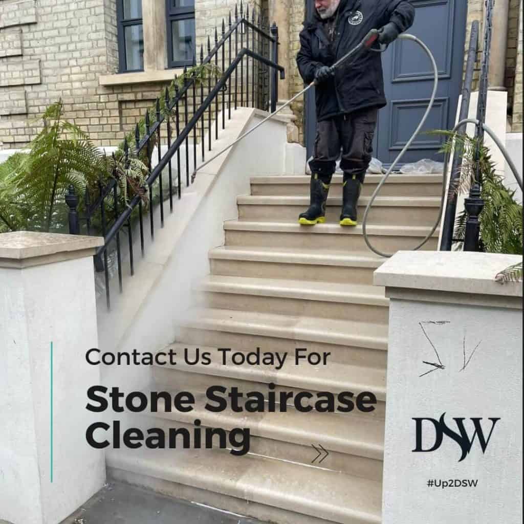 contact us today for stone staircase cleaning