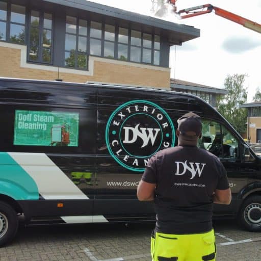DOFF Cleaning, Commercial Façade Cleaning, Block Management roof cleaning Surrey