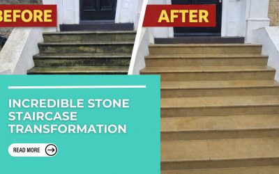 Before & After Stone Staircase Cleaning – A Complete Transformation